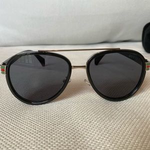 REAL GUCCI Men’s Aviator Sunglasses